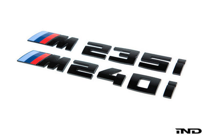iND f22 m235i m240i painted trunk emblem - iND Distribution