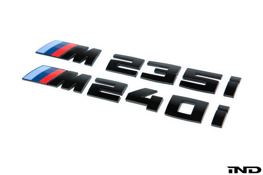 iND f22 m235i m240i painted trunk emblem - iND Distribution