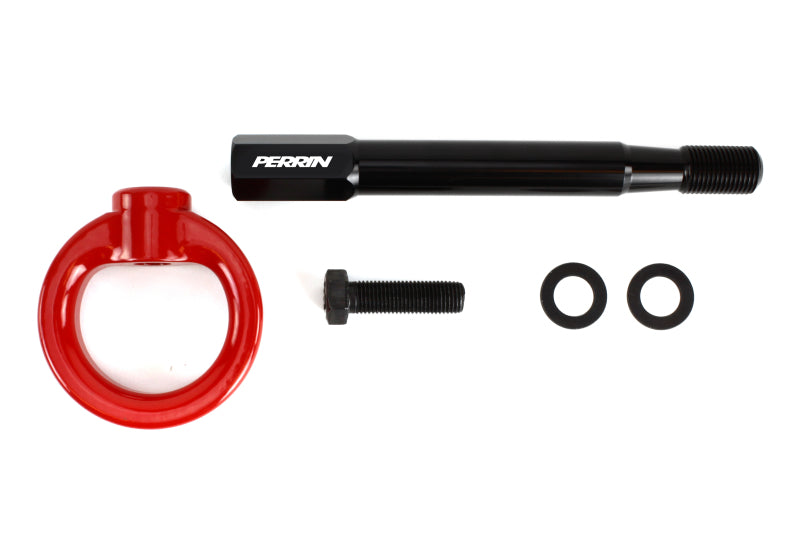Perrin 25-26 スバル フォレスター (Base/Limited-Premium-Sport-Touring Hybrid/Wilderness含む) フロント トーイングフックキット - レッド