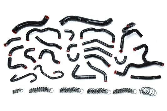 HPS シリコン ホース キット - ラジエーターおよびヒーター ホース 57-1670-BLK
