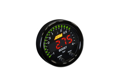 AEM X-Series ブースト圧計 -30inHg 60psiゲージキット