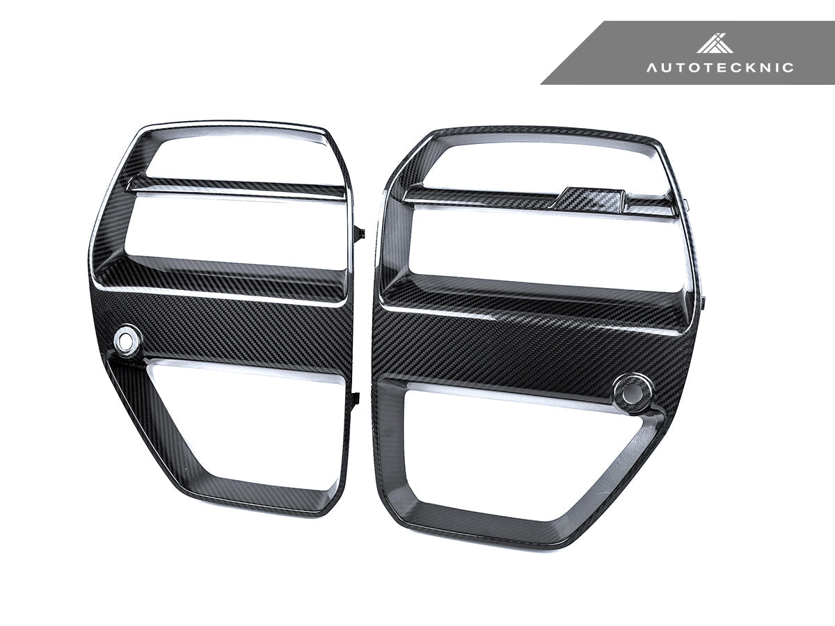 AutoTecknic G8X M3 / M4 ドライカーボン モータースポーツ V1 フロントグリル