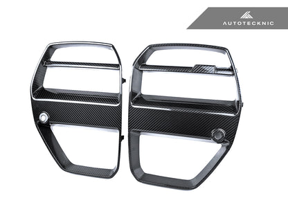 AutoTecknic G8X M3 / M4 ドライカーボン モータースポーツ V1 フロントグリル