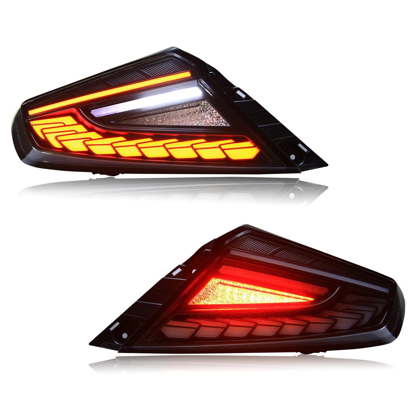 OLM Phantom-Spec LEDテールランプ（クリアレンズ ホワイトオプティック） - 2022年以降 WRX