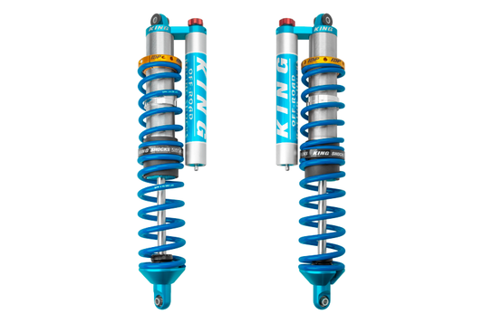 King Shocks 14年以降 Polaris RZR-XP1000/Turbo フロント 2.5インチ（約63.5mm） 内部バイパス リモートコイルオーバー（調整機能付き）