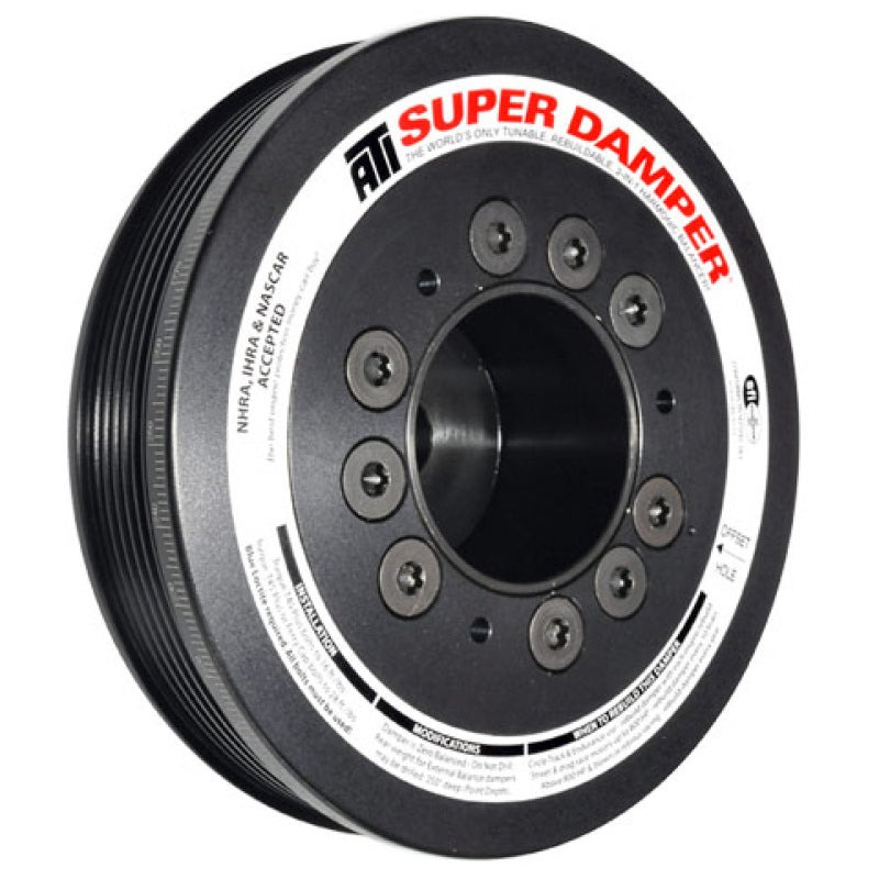 ATI ダンパー - 6.570インチ（約167mm） - アルミ製 - 6溝 - アウディ用 - ストリート仕様