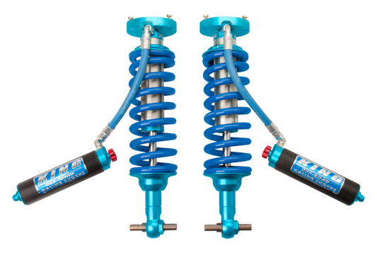 King Shocks 2019年以降シボレー シルバラード1500 フロント 直径2.5インチ（約63.5mm）リモートリザーバー付きコイルオーバー 調整機能付き（ペア）