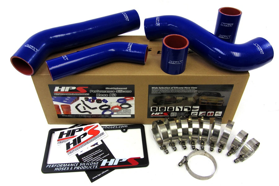 HPS シリコン ホース キット - インタークーラー ホース ブーツ 57-1228-BLUE