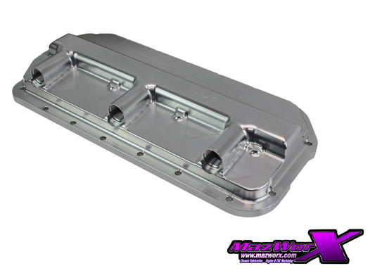 Mazworx - SR20 FF車用(横置きエンジン) ビレットドライサンプオイルパン (30105.10)