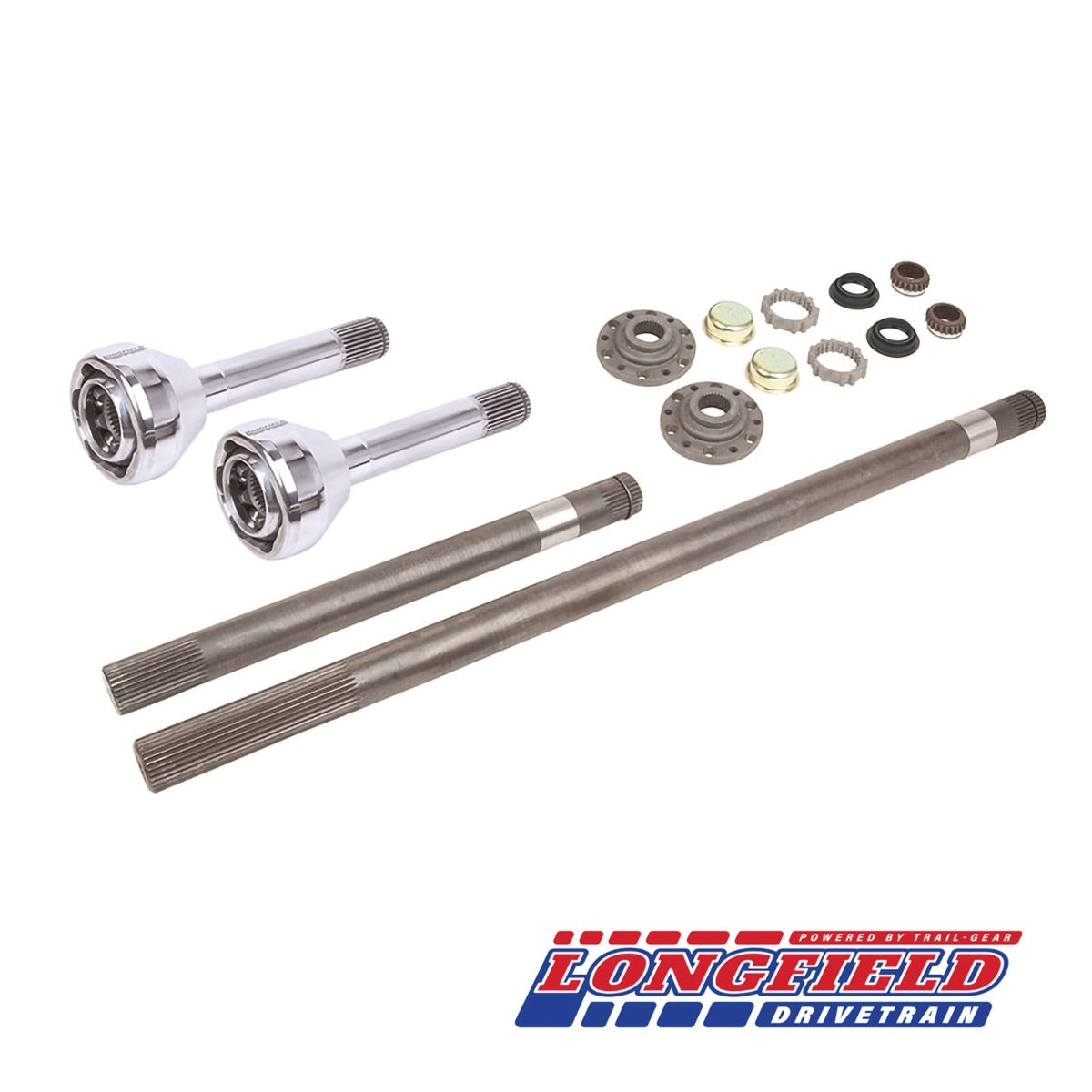 Longfield ランドクルーザー FJ40用 30スプライン バーフィールド／アクスル スーパーセット ロングスプライン（ガンドリル加工）