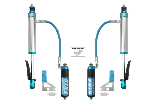 King Shocks 2022年以降トヨタ タンドラ用リア 2.5インチ径リモートリザーバー付きコイルオーバー＆アジャスター（ペア）