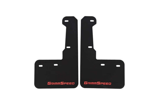 GrimmSpeed マッドフラップ ブラック/レッドロゴ | スバル 2015-2021年 WRX / STI(VA型)