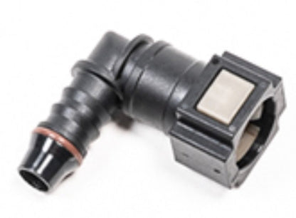 Radium Engineering 5/16インチ SAE メス、90度 3/8インチ バーブ