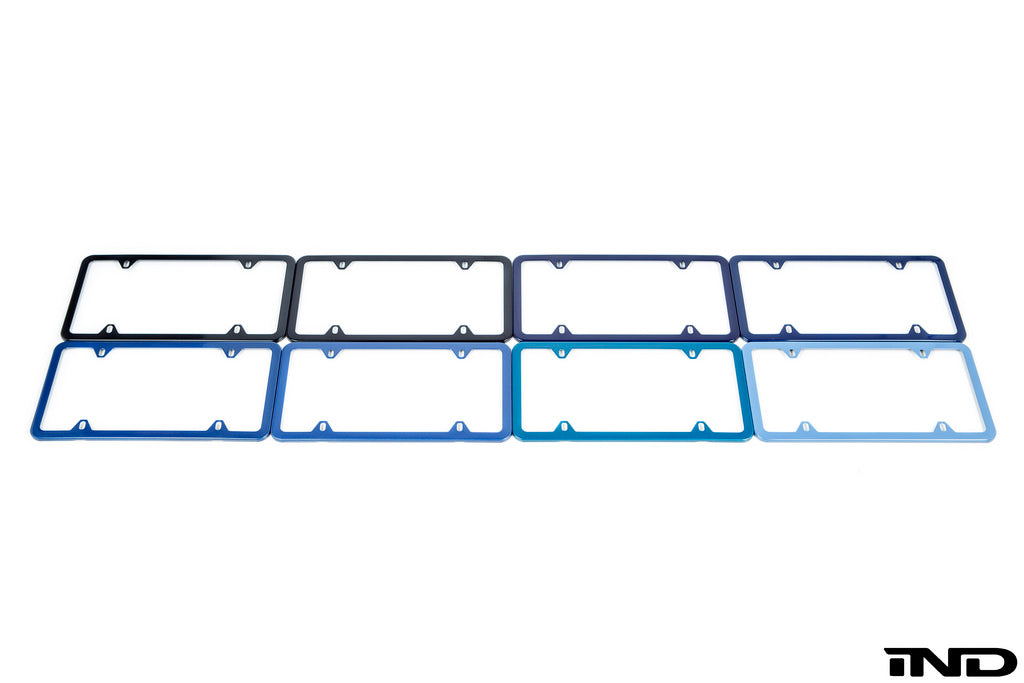 iND painted license plate frame - iND Distribution