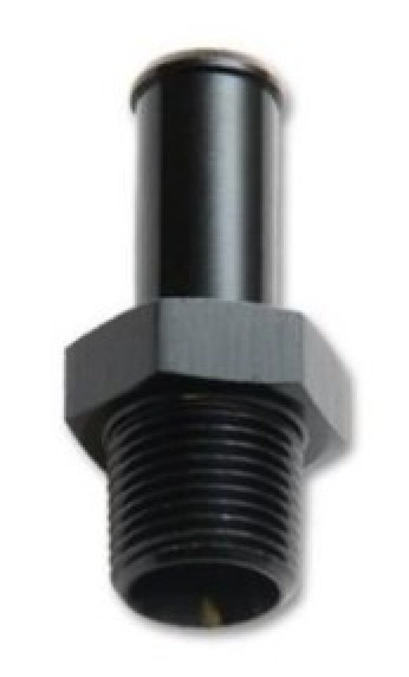Vibrant 1/16NPT→1/4インチ(約6.4mm)バーブ ストレートフィッティング アルミ