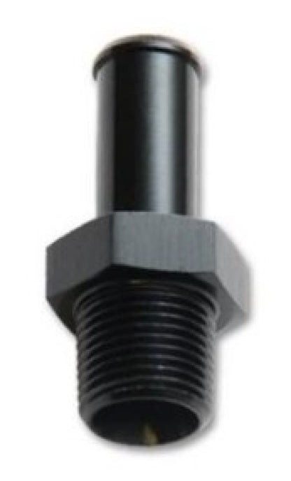 Vibrant 1/16NPT→1/4インチ(約6.4mm)バーブ ストレートフィッティング アルミ