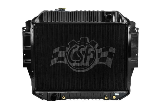 CSF 92-96 Ford E-150 Econoline 5.0L 純正互換 プラスチック製ラジエーター