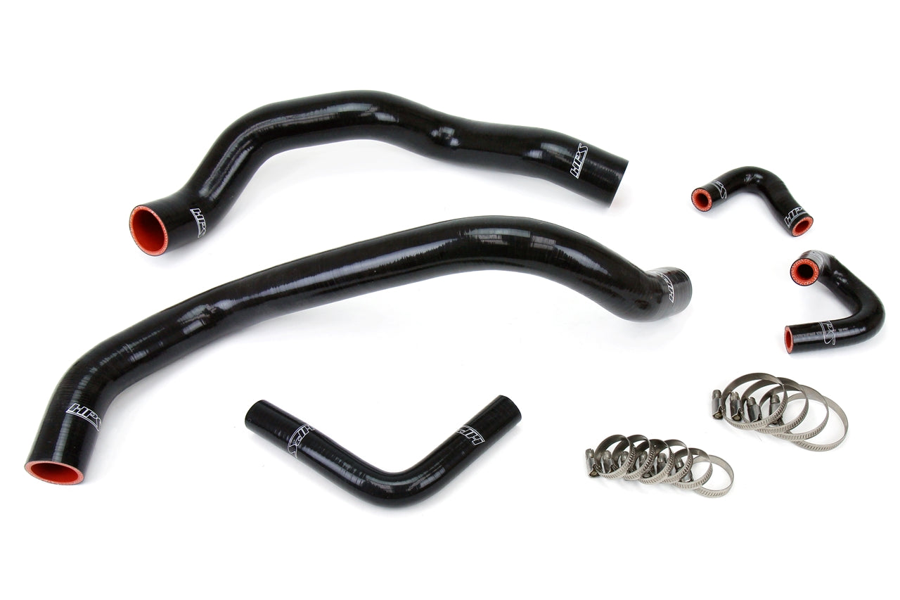HPS シリコン ホース キット - ラジエーターおよびヒーター ホース 57-1401-BLK