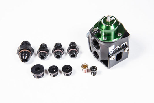 Radium Engineering マルチポンプ フューエルプレッシャーレギュレーター - グリーントップ