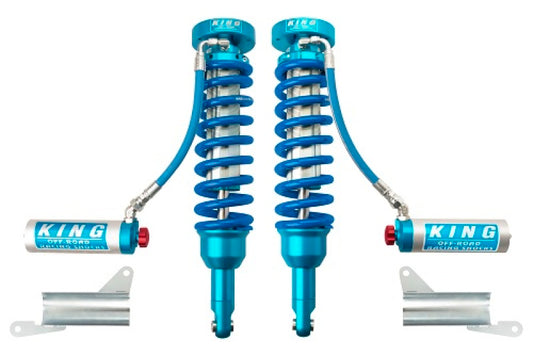 King Shocks 2010年以降トヨタ 4Runner KDSS対応 フロント 2.5インチ（約63.5mm）径 リモートリザーバー コイルオーバー 調整機能付き（ペア）
