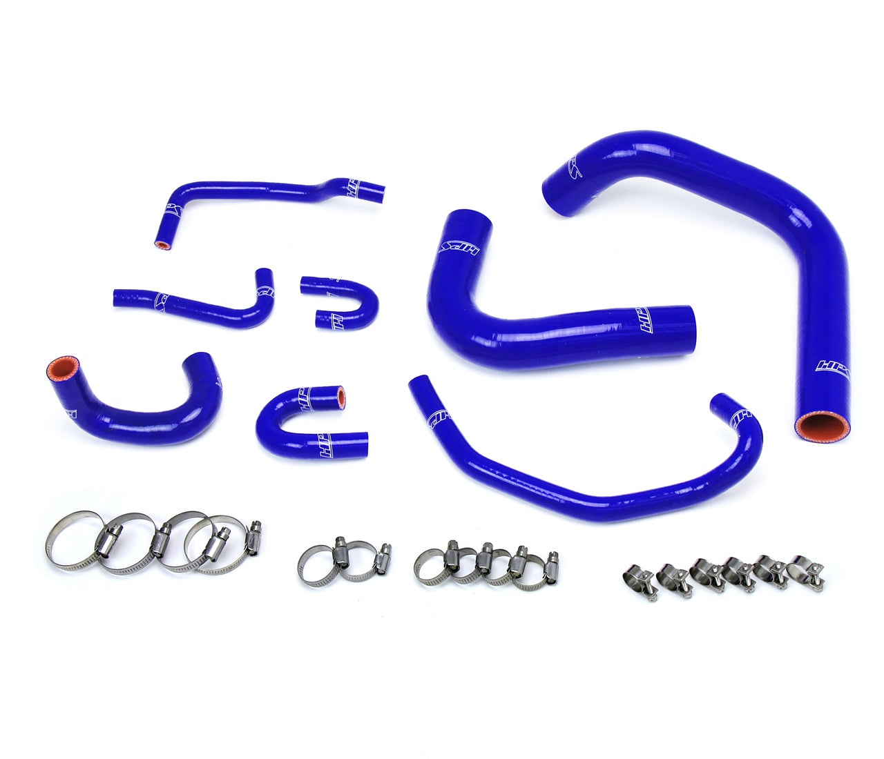 HPS シリコン ホース キット - ラジエーター ホース 57-1323R-BLUE