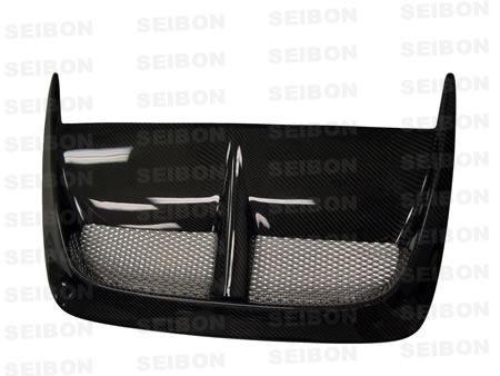 Seibon 2008-2009 ミツビシ エボリューション10 カーボンファイバー ボンネットダクト - 純正ボンネットフード専用（Seibonボンネット非対応）