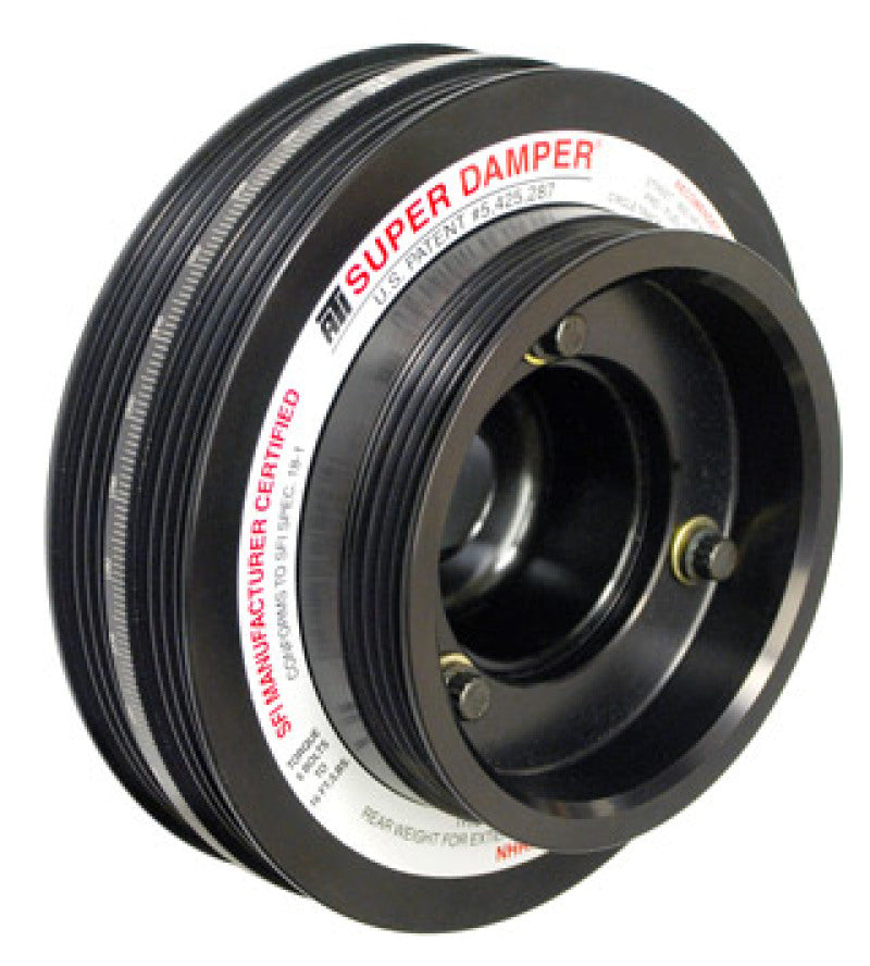 ATI ダンパー - 7.074インチ（約179.7mm） - アルミ製 - Nissan L24 26 28 用 - 一体型Vベルトプーリー付 - 3リング