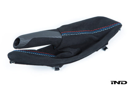 iND f8x m3 m4 matte carbon fiber parking brake handle - iND Distribution