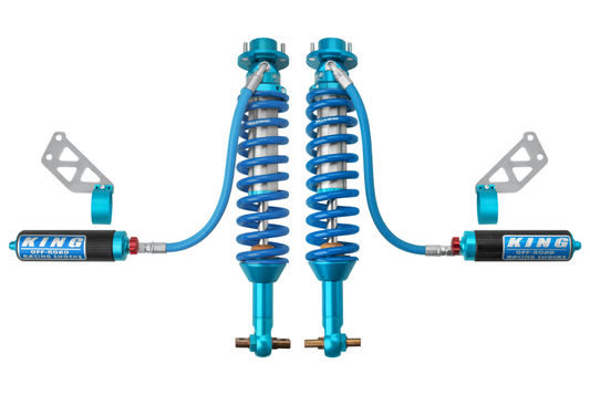 King Shocks 2021年式フォード ブロンコ フロント 2.5インチ径リモートリザーバーショック 調節可能付き（ペア）