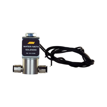 AEM ウォーター／メタノール噴射システム - ハイフロー低電流WMIソレノイド - 200PSI 1/8in-27NPT 入出力