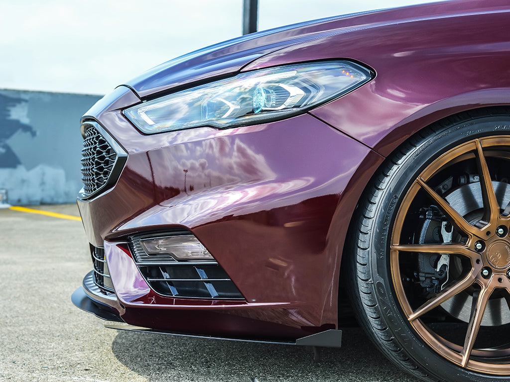 Rally Innovations 2017-2019 フォード フュージョン スポーツ 3ピース フロントスプリッター [FO-P0V-FSP-01]