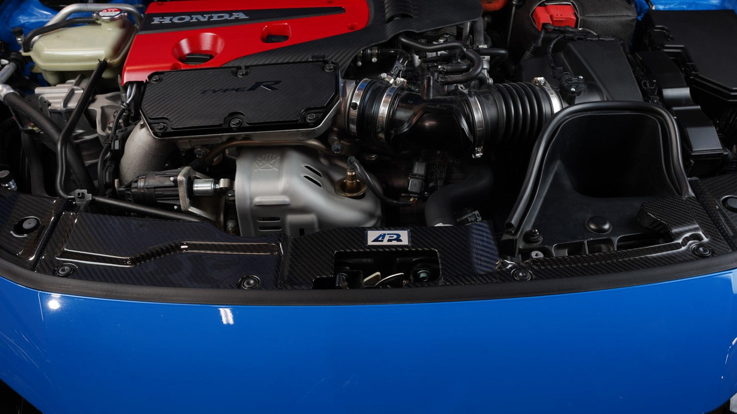 APR Performance カーボンファイバー ラジエータークーリングプレート - ホンダ FL5 シビック タイプR