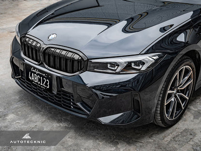 AutoTecknic G20 3シリーズ LCI デュアルスラットフロントグリル - グロスブラック