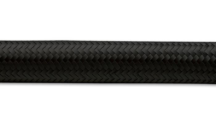 Vibrant ナイロンメッシュ フレックスホース (ブラック) -4AN 2フィート(約0.6m)ロール
