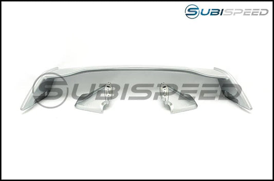 OLM STIスタイル ペイントマッチドスポイラー - アイスシルバーメタリック - 2015-2021 スバル WRX / STI用