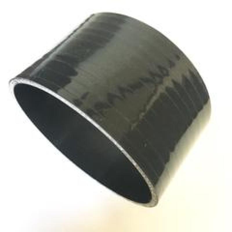 Ticon 4層強化シリコン ストレートカプラー 5インチ(約127mm) (ブラック)