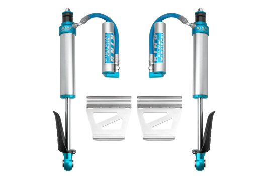 King Shocks 03-09 Lexus GX470 リア 2.5インチ径（約63.5mm） リモートリザーバーショック（コイルスプリングコンバージョン専用）（ペア）