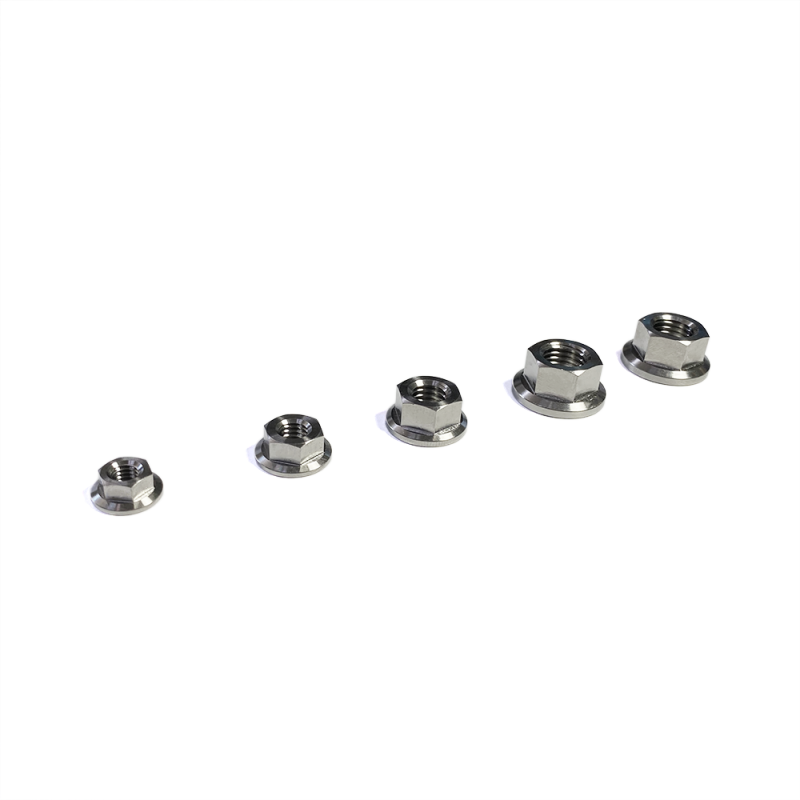 Ticon チタン フランジナット M5x0.8 六角8mm