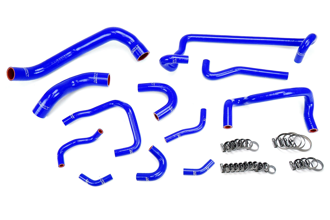 HPS ラジエーターおよびヒーター ホース キット - 1989-1994 日産 BNR32 スカイライン GT-R RB26DETT(57-1782-BLUE)