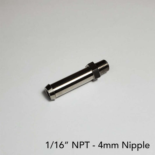 Ticon フィッティング 1/16NPT - 4mmニップル 全長40mm