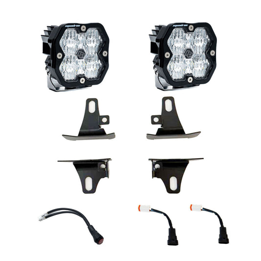 Baja Designs Squadron 2.0 Sport フォグポケットライトキット - Ford 2015-20 F-150; 2017-22 F-250/350 スーパーデューティー