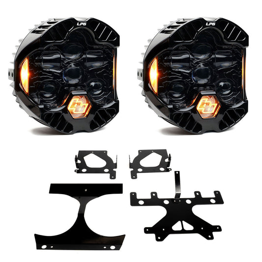 Baja Designs - DOT LP6 LEDヘッドライトキット - 2015-2024 Harley Davidson ロードグライド用