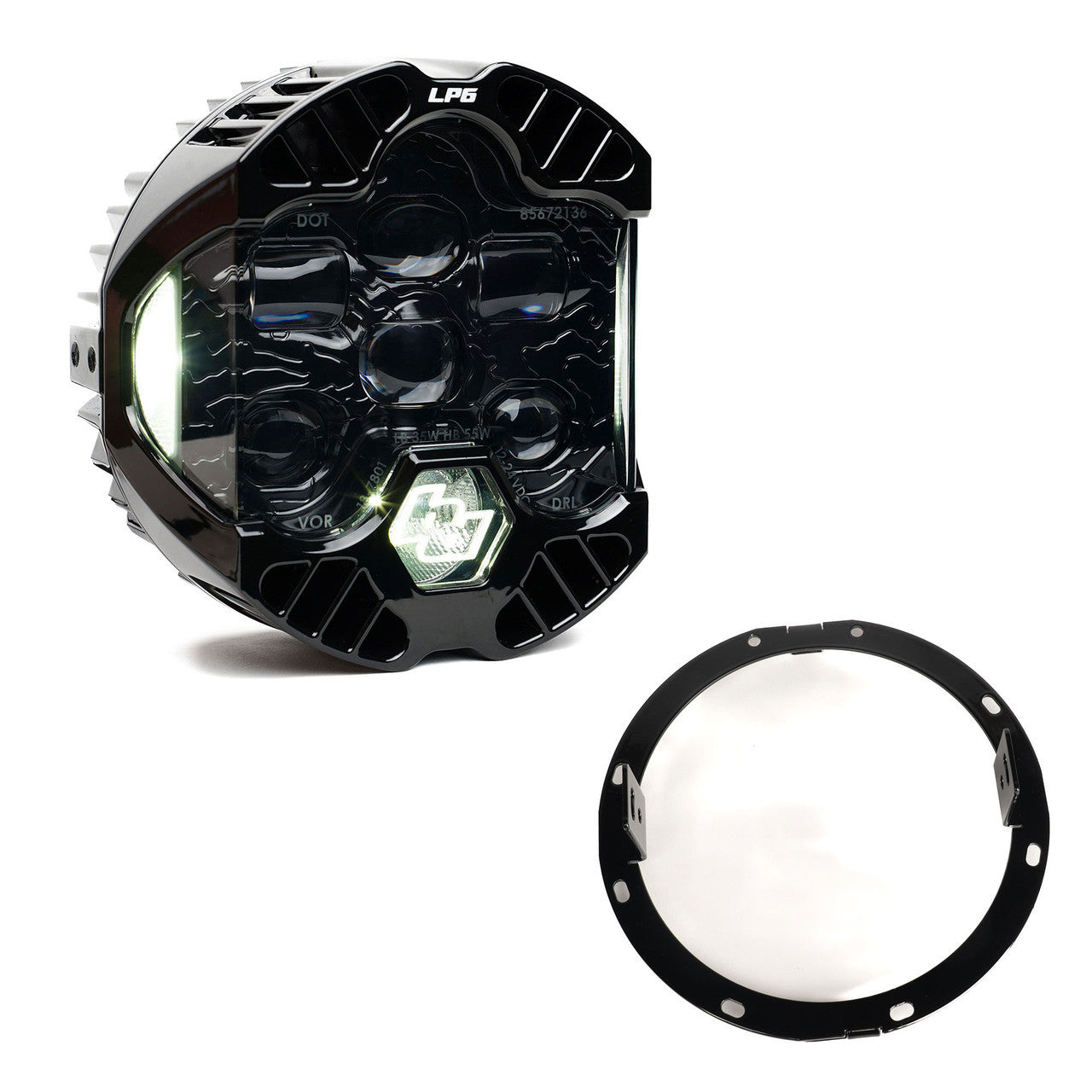 Baja Designs - DOT LP6 LED ヘッドライトキット - 2014-2023年 ハーレーダビッドソン ストリートグライド