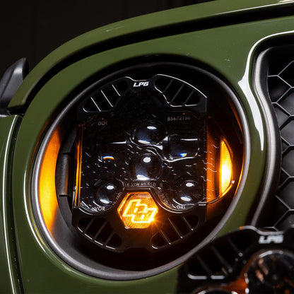 Baja Designs - DOT LP6 ヘッドライトキット クリア/アンバーDRL - 2018-2025 ジープ JL/JT用