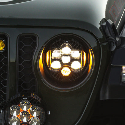 Baja Designs - DOT LP6 LEDヘッドライトキット - ジープ 2018-2025 Wrangler JL; 2020-2025 Gladiator JT; ハロゲンヘッドライト装着車専用