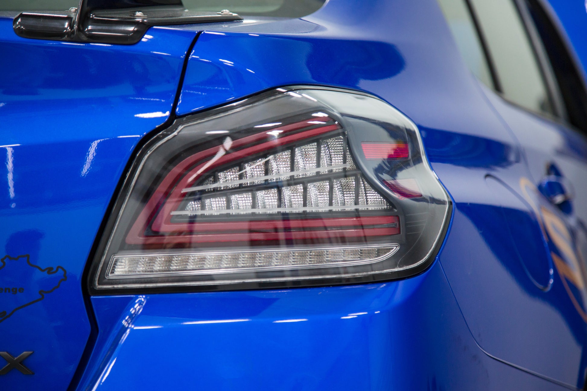OLM Spec CR テールライト（クリアレンズ・ブラックベース）- 2015-2021 スバル WRX & STI用