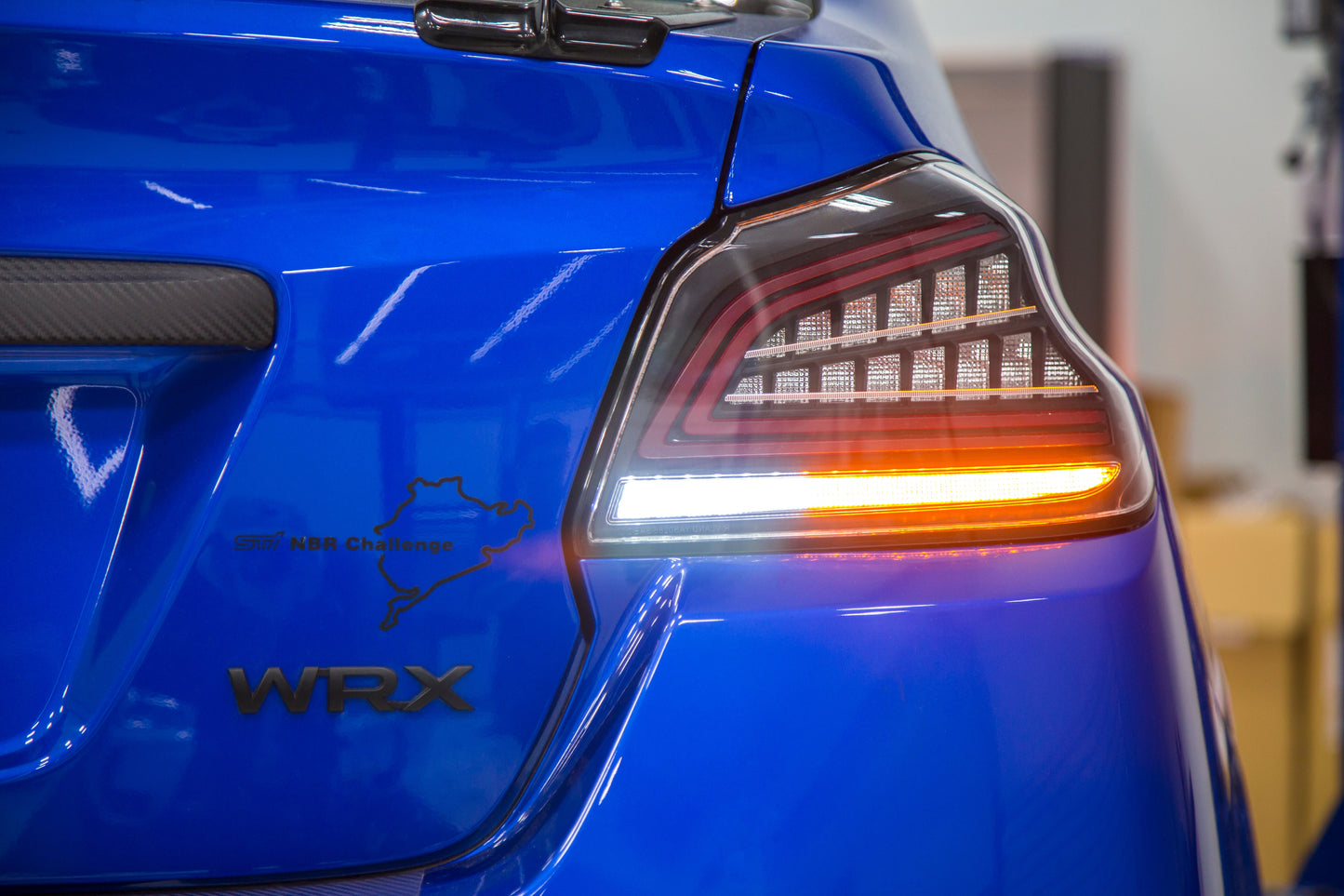 OLM Spec CR テールライト（クリアレンズ・ブラックベース）- 2015-2021 スバル WRX & STI用