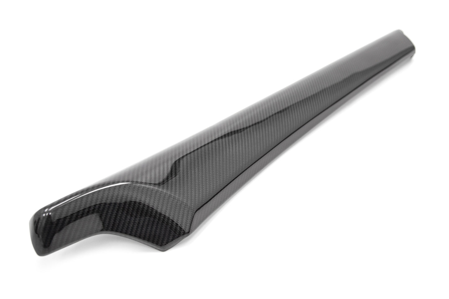 OLM LE ドライカーボン フロントドアトリム アッパーパネル - 2015-2021 WRX / STI用