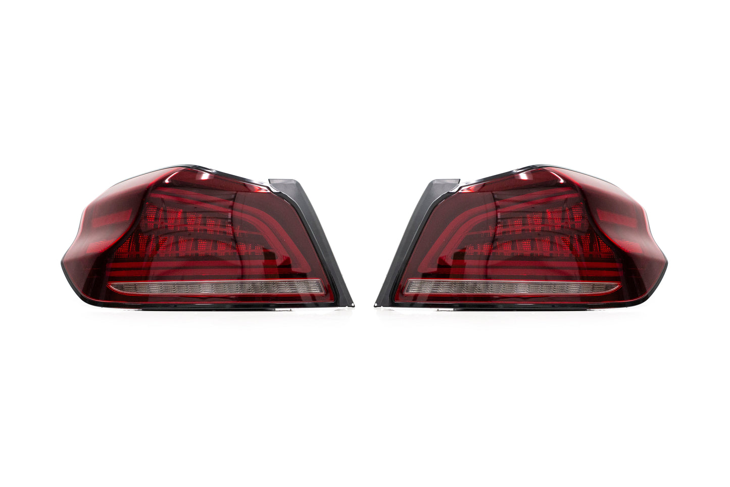 OLM Spec CR テールライト（レッドレンズ・ブラックベース）- 2015-2021 スバル WRX & STI用