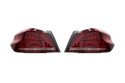 OLM Spec CR テールライト（レッドレンズ・ブラックベース）- 2015-2021 スバル WRX & STI用